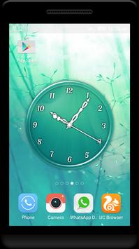 Teal Clock Live Wallpaper screenshot 1