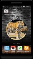 Tiger Clock Live Wallpaper screenshot 2