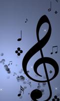 Musical Notes HD Wallpaper پوسٹر