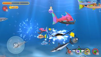 Hungry Fish 3D اسکرین شاٹ 1
