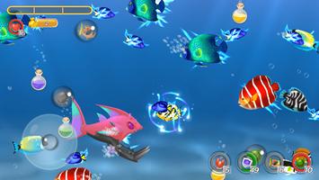 Hungry Fish 3D capture d'écran 2