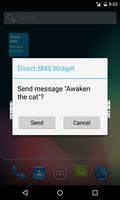 Direct SMS Widget penulis hantaran