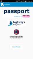 Highways England Passport QR โปสเตอร์