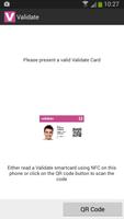 Validate NFC الملصق