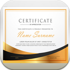 Certificate Maker Pro &  Create Certificate أيقونة