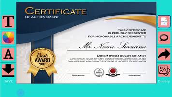 Certificate Maker Pro &  Create Certificate Ekran Görüntüsü 3
