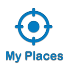 Save, Share & Navigate Places icon