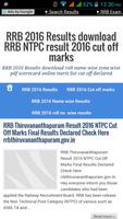 RRB NTPC RESULTS poster