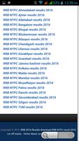 RRB NTPC RESULTS ảnh chụp màn hình 1