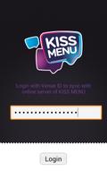 KISS MENU Waiter Poster