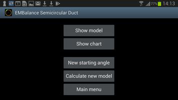 2D Semicircular canal simulation screenshot 1
