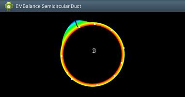 2D Semicircular canal simulation capture d'écran 2