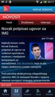 1 Schermata Novak Đoković zvanična