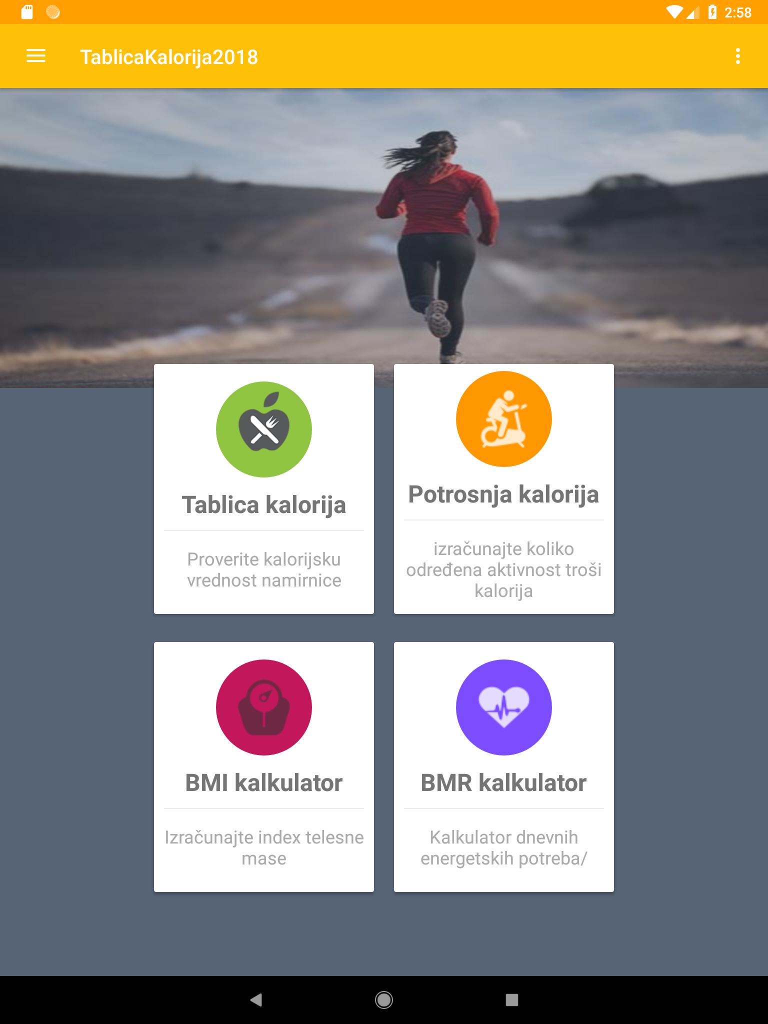 Tablica Kalorija 2018 APK pour Android Télécharger