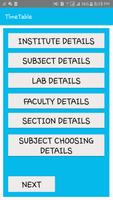 DEPARTMENT TIME TABLE GENERATOR APP постер