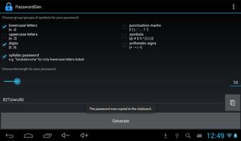 PasswordGen screenshot 2