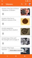 Amulets, Zodiac signs, Talismans स्क्रीनशॉट 1