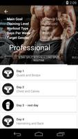 Gym App Workout Log & tracker for Fitness training poster