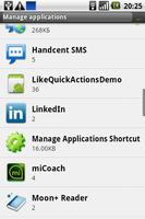 Manage Applications Shortcut capture d'écran 1