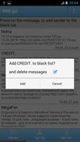 SMS Blocker capture d'écran 1