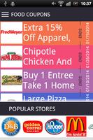 Food  coupons poster