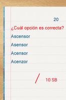 Spanish word game: test and le screenshot 3