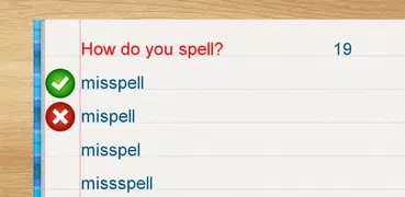 Wellwrite! Spelling test