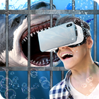 Nager Requins Dans Cage Sim VR icône