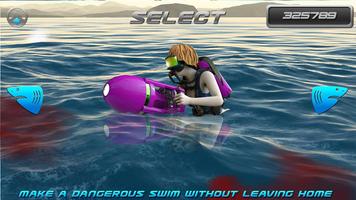 Swim Sharks  Cage VR Simulator captura de pantalla 3