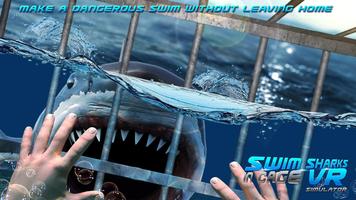 Swim Sharks  Cage VR Simulator captura de pantalla 1