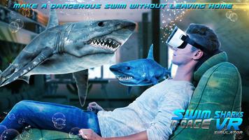Nager Requins Dans Cage Sim VR capture d'écran 2