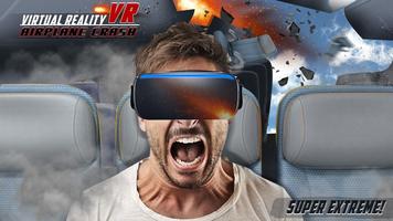 Poster Virtual Reality Airplane Crash