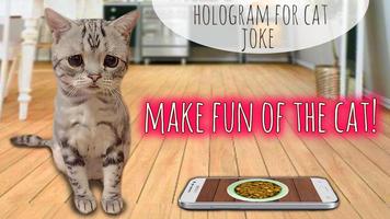 Hologram for cat joke poster