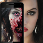 Zombies dood foto-editor-icoon