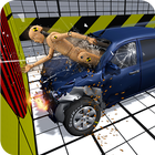 자동차 충돌 테스트 시뮬레이터 아이콘