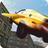 Flying Sport Car Drive 3D icône