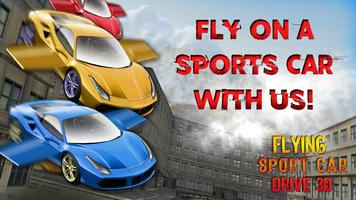 Flying Sport Car Drive 3D syot layar 1