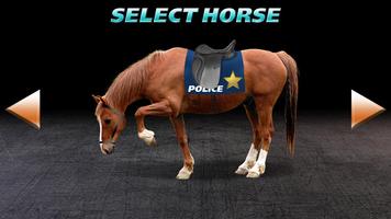 Simulator Police Horse 3D captura de pantalla 1