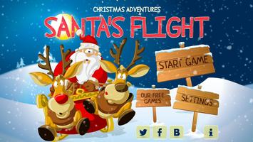 Santa's сhristmas flight Affiche