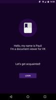 Pauli - document viewer for VK پوسٹر