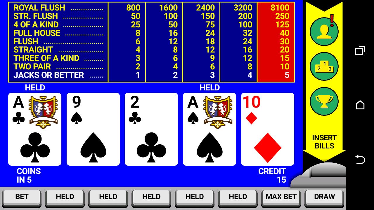 Video Poker Classic for Android - APK Download
