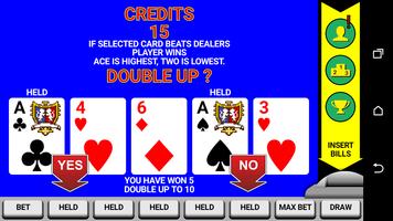 Video Poker Classic Double Up capture d'écran 1