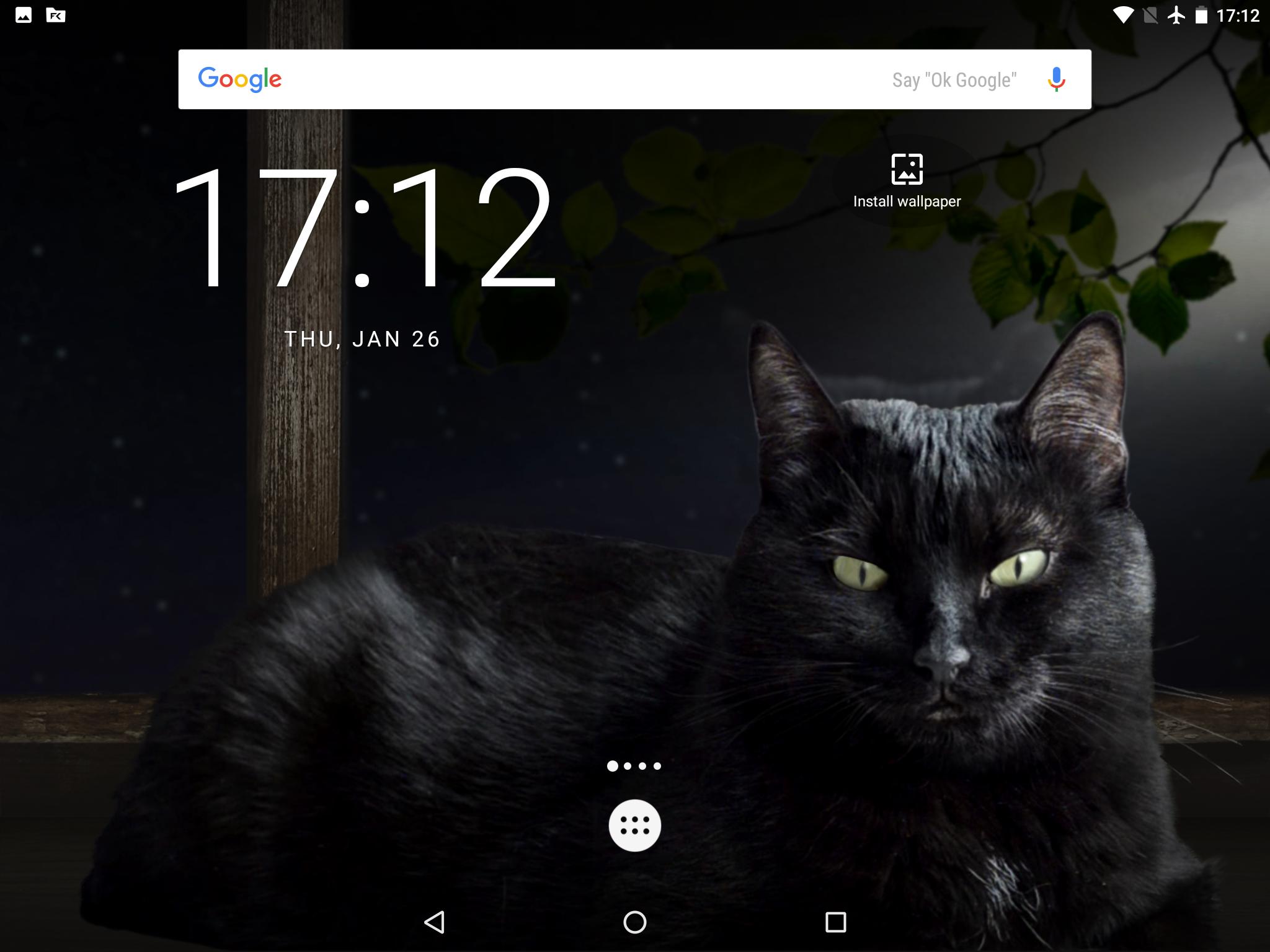 Android 用の かわいい黒猫ライブ壁紙 Apk をダウンロード