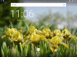 Iris Flowers Live Wallpaper FREE Screenshot 2