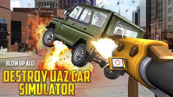 Destroy UAZ Car Simulator capture d'écran 2