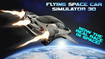 Voler 3D Space Car Simulator Affiche