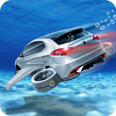 Floating Underwater Car Free آئیکن