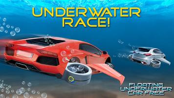 Flutuante Underwater Free Car Cartaz