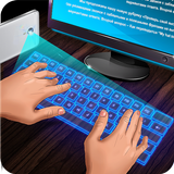 Hologram Keyboard Joke آئیکن