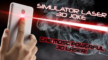Simulator Laser 3D Joke-poster